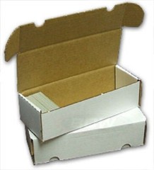 Lot of 10 BCW 550 Count Corrugated Cardboard Baseball Trading Card Boxes box