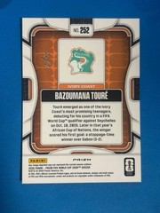 2025-26 Panini Prizm World Cup Bazoumana Toure Black Shimmer 1/1 IVORY COAST RC