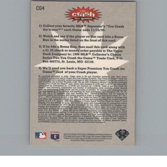1996 Collector&rsquo;s Choice #CG4a Cal Ripken Jr. You Crash the Game : June 27-30