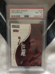 1997 Upper Deck CC Tim Duncan Hot Properties #379 PSA8