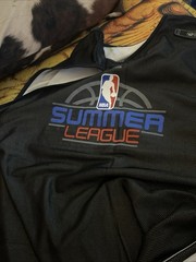 NBA tank Top Adult Size Large, Basketball Jersey Reversible Black And Gray