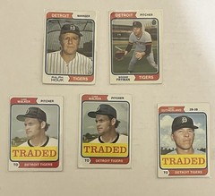 Detroit Tigers 1970s Topps Baseball Singles PICK YOUR CARD COMBINE + SAVE
