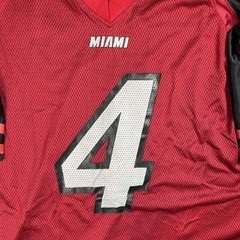 Caron Butler Miami Heat Jersey #4 Away Red Black Nba Adult XL Reebok Mens