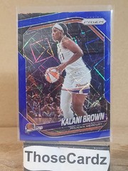2025 Panini Prizm WNBA Blue Velocity Prizms #55 Kalani Brown