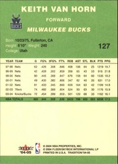 2004-05 Fleer Tradition Green #127 Keith Van Horn – BSK