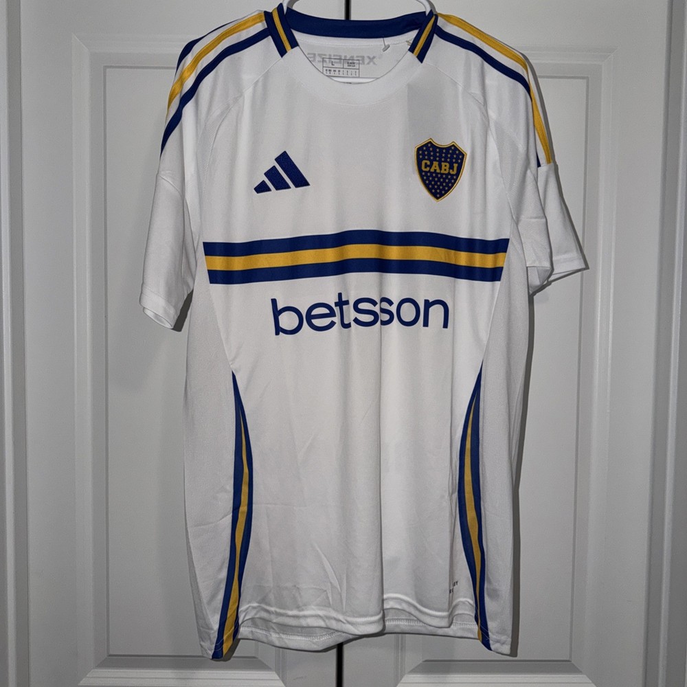 Adidas Boca Juniors 24/25 Soccer Jersey CABJ IS7464 Men’s Slim L NWT