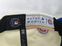 Chicago Cubs New Era x Alice & Wonder White Royal Cubbies A-frame 9forty Adj Hat