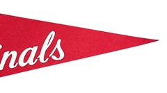 Vintage 1970&rsquo;s St Louis Cardinals Full Size 29&Prime; Football Helmet Pennant Old