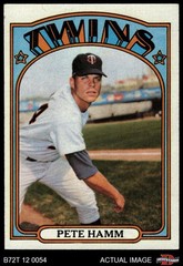 1972 Topps #501 Pete Hamm Twins 6 – EX/MT