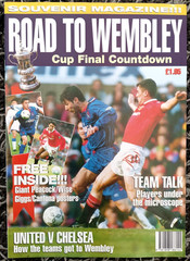 Collection Of 10 FA Cup Football Magazines 1979, 88, 89, 90, 91, 92, 93, 94, 95.