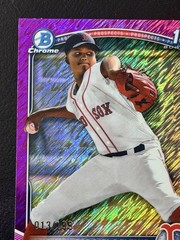 2025 Bowman Chrome Sadbiel Delzine 1st Fuchsia Shimmer Refractor /199 #BCP-235