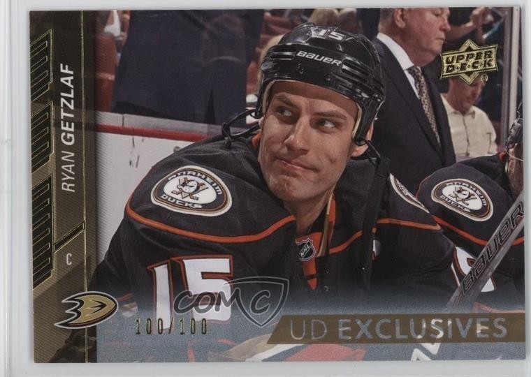 2015-16 Upper Deck UD Exclusives /100 Ryan Getzlaf #7 04dx