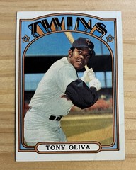 1972 Topps Baseball Tony Oliva #400 MLB HOF Minnesota Twins NM Condition