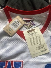 Kobe Bryant All Star West #8 Jersey Hardwood Classics M&N White Size Large New