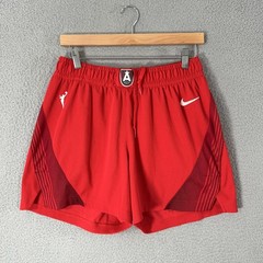 Atlanta Dream Shorts Womens 32 Red Player Issued WNBA Basketball Nike Dri-FIT