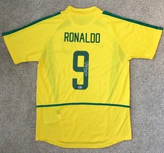 Ronaldo Nazario signed Brazil Nike Jersey Beckett Witness COA