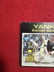 1971 Topps Thurman Munson #5 New Yankees “Captain” VG++ Rookie All Star Gold Cup