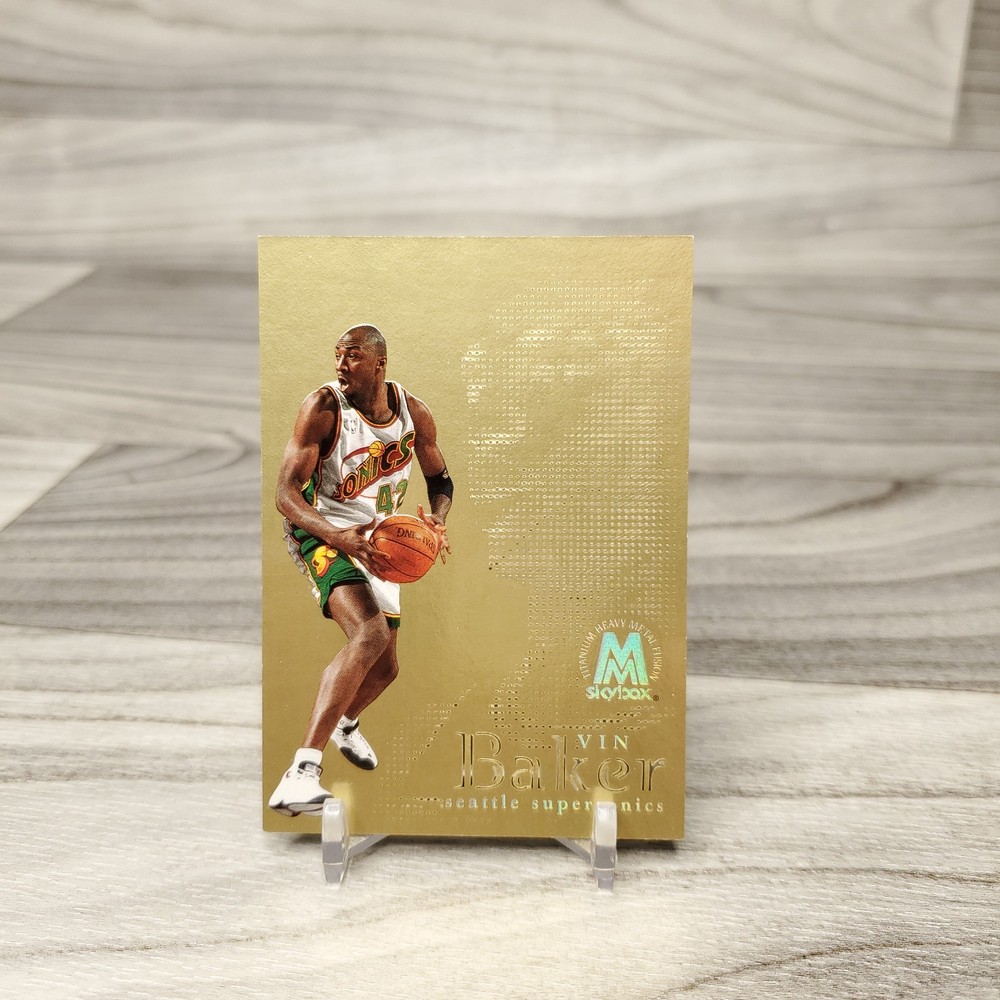 1998 SKYBOX MOLTEN METAL RARE TITANIUM HEAVY METAL FUSION VIN BAKER #22F