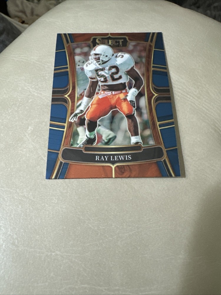 2023 Select Draft Picks #78 Ray Lewis Base Concourse Blue Miami Hurricanes NCAA