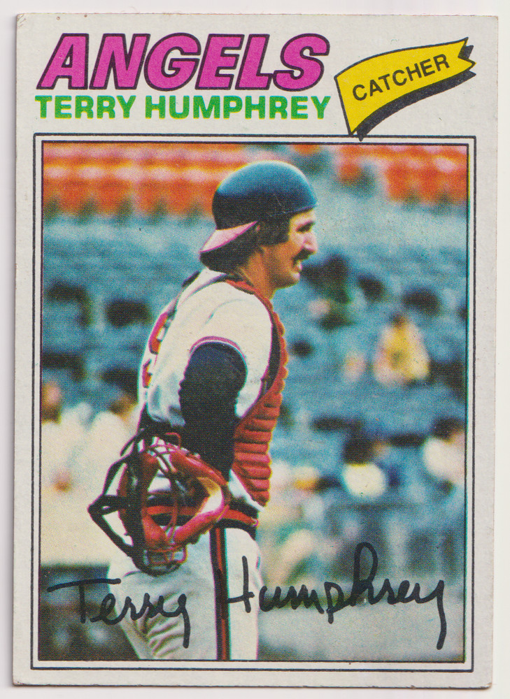1977 Topps #369 Terry Humphrey California Angels
