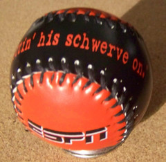 ESPN Baseball Tonight mini baseball ball 2-1/4&Prime; diameter