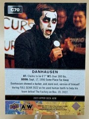2023 Upper Deck AEW UD Canvas Insert Card #C70 DANHAUSEN