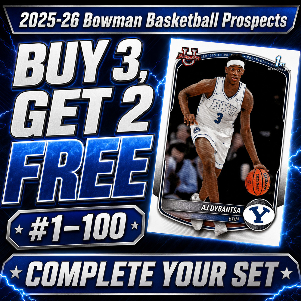 2025-26 Bowman Basketball Paper Prospects #BPP1-100 You Pick Complete Set
