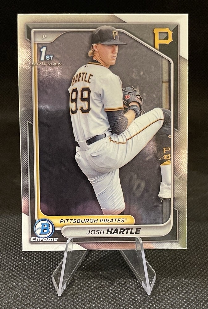 2024 Bowman Draft Chrome Josh Hartle 1st Bowman BDC-3 Pittsburgh Pirates