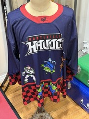 Huntsville Havoc Pixar Toy Story Pizza Planet Hockey SPHL Hockey Jersey- NWT