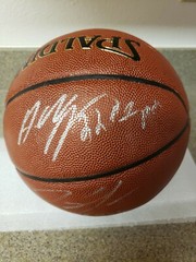 🔥KARL ANTHONY TOWNS🔥ANDREW🤑🤑WIGGINS🤑SIGNED🏀BALL🌟JSA🌟HOLOGRAM🌟