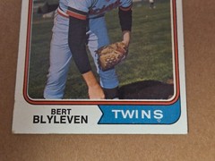 1974 Topps – Bert Blyleven #98 EX Good Centering