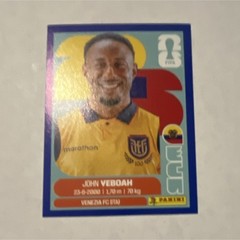 Blue Parallel – Fifa World Cup 2026 Panini Sticker John Veboah (ECU 14)