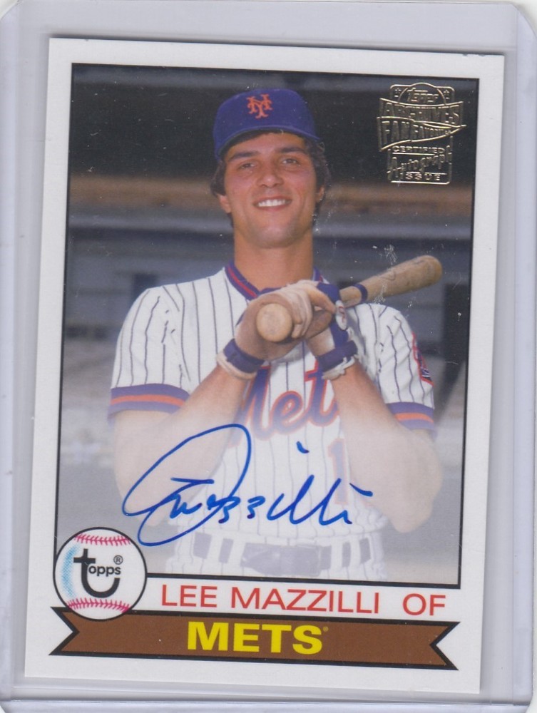 2020 Lee Mazzilli Topps Archives Fan Favorites AUTO – LMA New York NY Mets