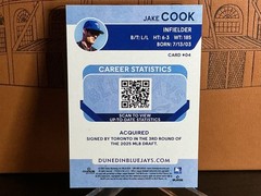 Jake Cook, Toronto Blue Jays Rising Prospect – 2026 Unique MiLB Card