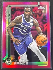 2025-26 Topps Chrome Taurean Prince #147 Magenta Refractor 73/399 Bucks