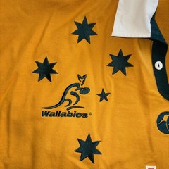 Vintage 2000s Australia Wallabies Rugby Shirt 3XL Canterbury Long Sleeve Jersey
