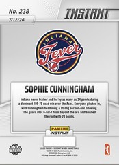 2026 Panini Instant WNBA #238 Sophie Cunningham Indiana Fever PRESALE