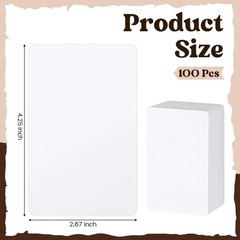 100 Pcs Tall Trading Card Dividers Trading Card Page Dividers for Games Sports