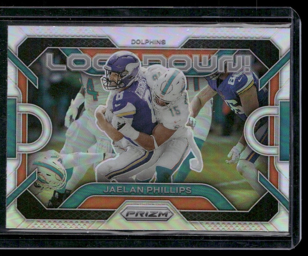 2023 Panini Prizm #LD-7 Jaelan Phillips Lockdown! Prizms Silver