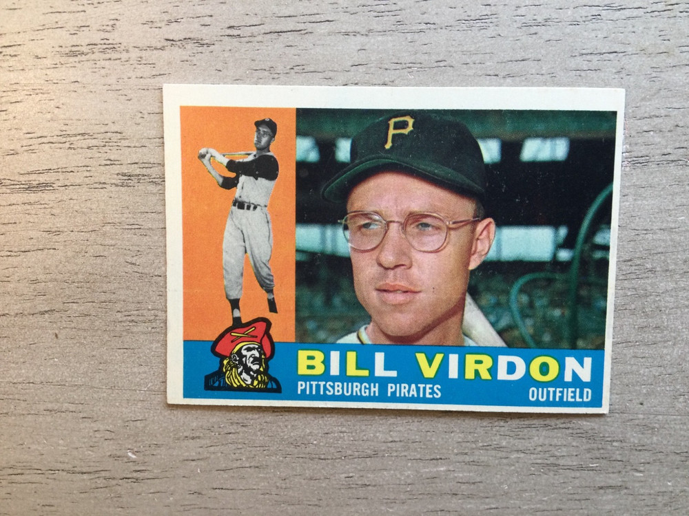 1960 Topps Bill Virdon #496 Pirates EX-NM