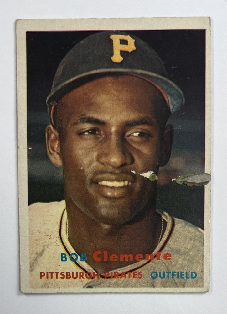 1957 Topps Baseball #76 Roberto Clemente LB41