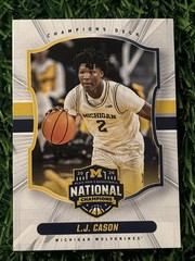 2026 Champions Deck LJ Cason Base Michigan Wolverines National Champions #2