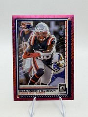 2025 Panini Donruss Optic – Rhamondre Stevenson #51 Pink Velocity Prizm /99