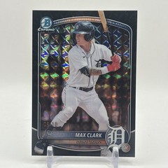 2025 Bowman Draft Max Clark Chrome Prospect Black Geometric /10 #BDC-48 (RC) SSP