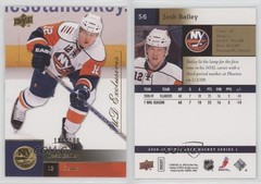 2009-10 Upper Deck UD Exclusives 100/100 Josh Bailey #56 2vh