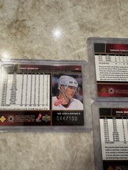 3 Lot 1998-99 UD Exclusives Doug Brown Larry Murphy Andres Eriksson /100 SP Card