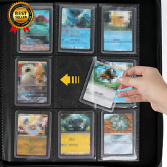 Toploader Storage Binder 9 Pocket Ringless Side Loading, Fits 288 Standard 3&Prime;×4&Prime;