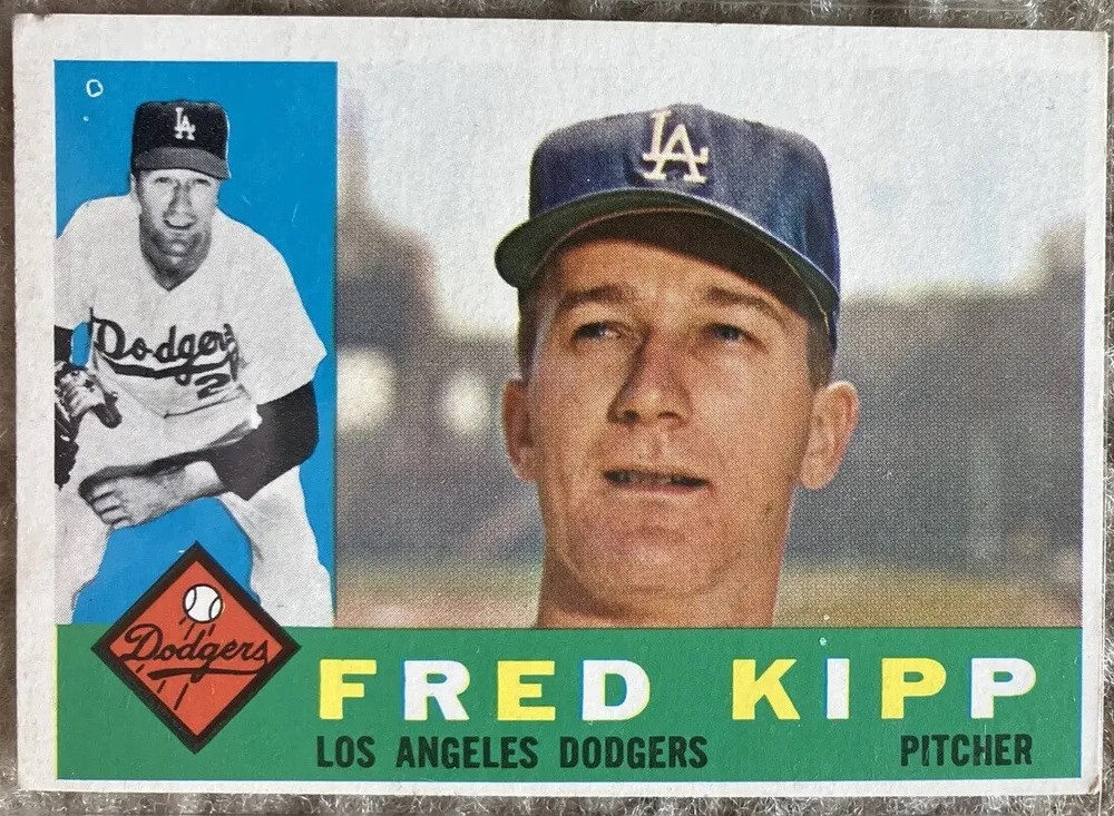 1960 Topps #202 Fred Kipp Los Angeles Dodgers