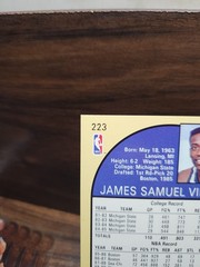 1990-91 NBA Hoops – Michael Jordan, Sam Vincent #223 Michael Jordan Wearing #12
