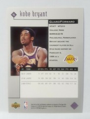 1998-99 Upper Deck Black Diamond #46 Kobe Bryant Los Angeles Lakers NM-MINT